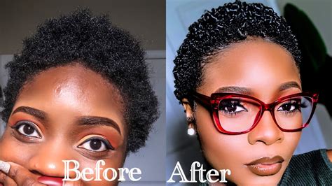 HOW TO DEFINE CURLS ON 4B/4C SHORT NATURAL HAIR (DETAILED) #NATURAL # ...