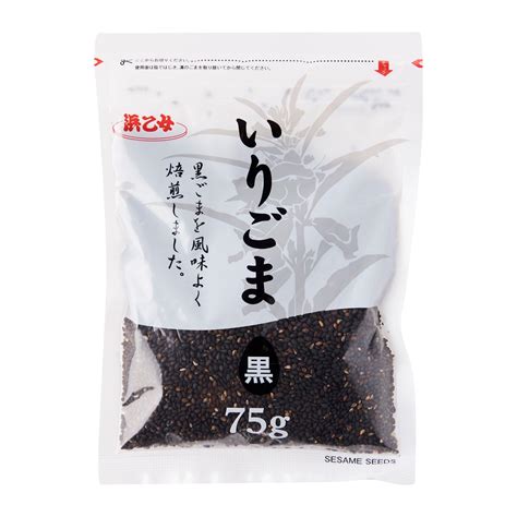 Kirei Iri Goma Kuro Black Japanese Roasted Sesame Seeds G Resealable