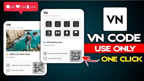 Vn Code Use Only One Click Vn App Video Editing Vn Code Tutorial