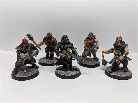 Finished Chaos Cultists - First Paint (~10 years break) : Warhammer40k