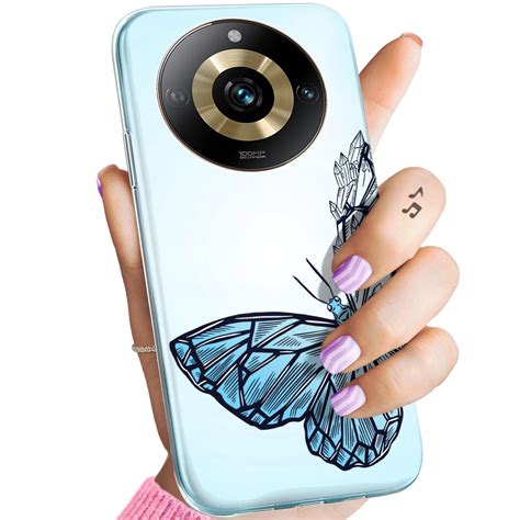 Etui Do Realme Pro G Pro Plus G Wzory Motyle Butterfly Barwne