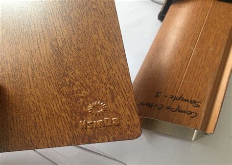 No Pollution Wood Grain Powder Coating Sublimation Wood Textured