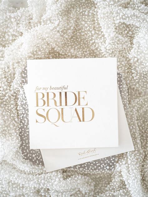 Ivory Bridesmaid Thank You Card For Bridesmaid Gift Box Bridesmaids