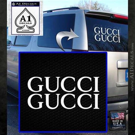 Gucci Decal Sticker 2pk A1 Decals