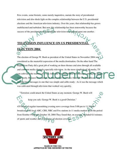 Us Presidential Election Case Study Example Topics And Well Written