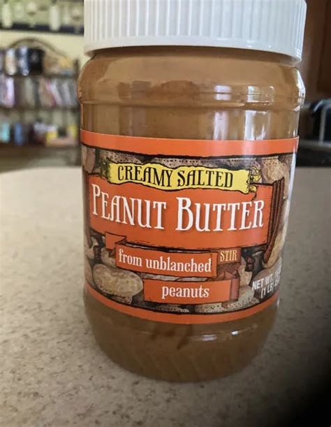 Trader Joes Creamy Salted Peanut Butter