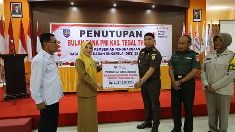 Perolehan Bulan Dana Pmi Kabupaten Tegal Tahun Capai Rp Miliar