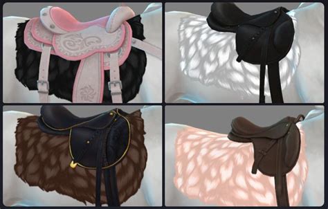 Iberian Fur Saddle Pad Zorela Sims Mods Sims Four Sims Cc