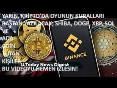 SHİB DOGE XRP ADA VE XRP TUTANLAR HEMEN İZLESİN YARIN KRİTO DA