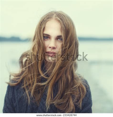 Portrait Sexy Blonde Closeup Stock Photo 233428744 Shutterstock