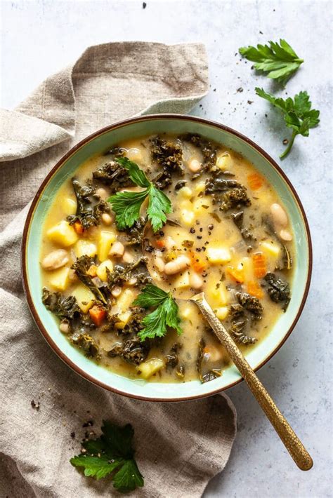 Vegan White Bean And Kale Soup Vibrant Plate