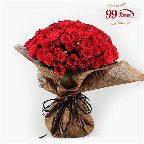 99 Red Roses Bunch Singapore T 99 Red Roses Bunch Fnp