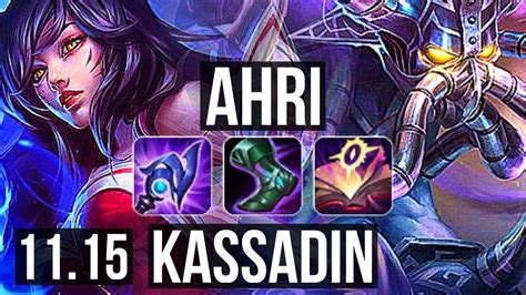 Ahri Vs Kassadin Mid 605 29m Mastery 800 Games Dominating