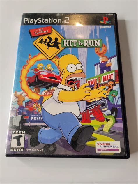 The Simpsons Hit Run Playstation Cib Black Label Tested