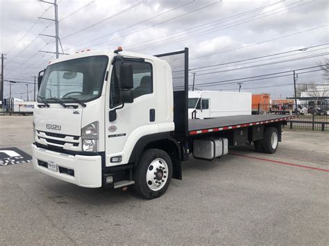 Used 2020 Isuzu Ftr Flatbed Truck For Sale 1281191