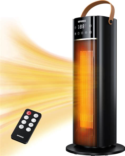 Opodee Space Heater 1500w Ptc Ceramic Heating 18 Electric Space Heater For Office Large Room