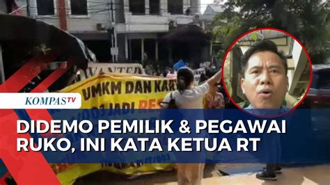 Didemo Pemilik Dan Pegawai Ruko Pluit Ketua RT Yang Dibongkar Bahu