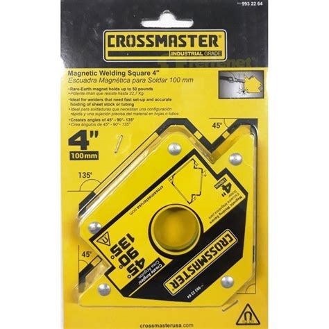 Escuadra Magnetica Para Soldar Crossmaster Mm Kg