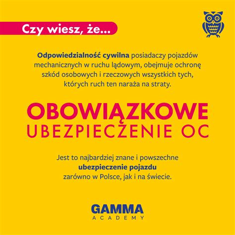 Obowi Zkowe Ubezpieczenie Oc Gamma Insurance