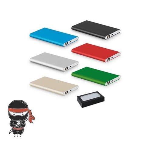 Bateria portátil slim Ninja Brindes Veja mais no site