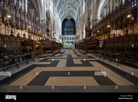 Inside York Minster Stock Photo Alamy