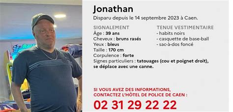 Calvados Jonathan Ne Donne Plus De Nouvelles Depuis Le 14 Septembre