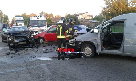 Piedimonte San Germano Incidente Stradale Sulla Casilina Coinvolte 4