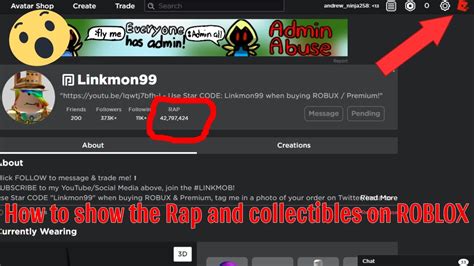 How To Show Rap On Roblox 2020 Youtube