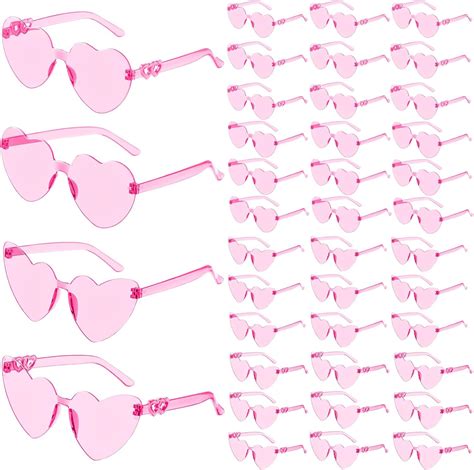 Tzv 40 Pairs Heart Shaped Sunglass For Women Party