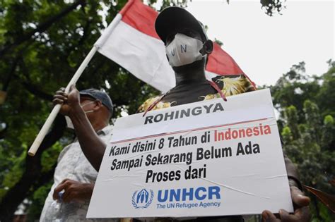 Aksi Unjuk Rasa Pengungsi Rohingya Republika Online