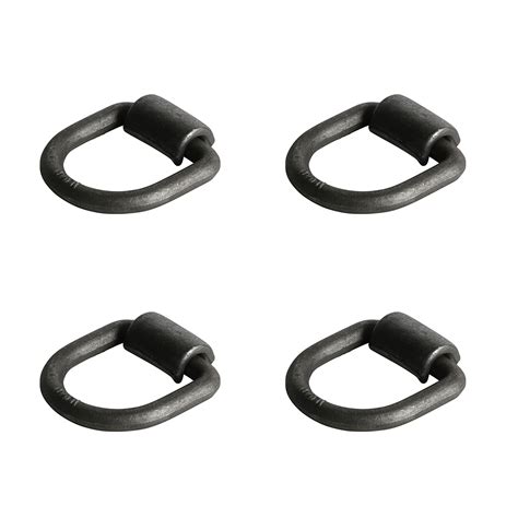 Dc Cargo Mall Four Weld On D Ring Tie Down Anchors For Flatbed Trailers And Trucks 1 2 Heavy