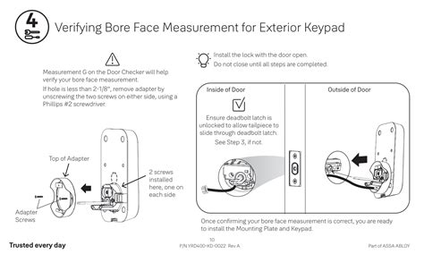 Yale Assure Lock 2 Keyed Deadbolt Installation Guide