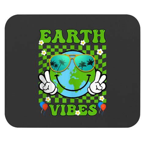 Groovy Earth Day Vibes 2024 Earth Sea Art Save The Planet Gifts Mouse Pads sold by Pa ...