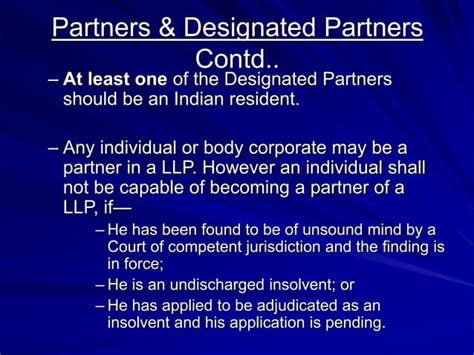 Conversion Of Partnership Into Llp Ppt