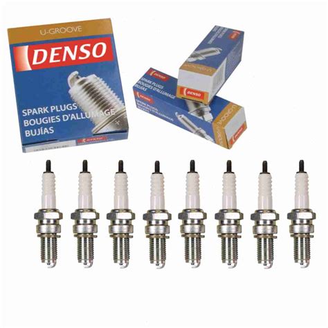 8 Pc Denso 4090 Standard U Groove Spark Plugs For X22es U Ignition Wire Secondary