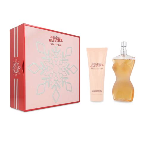 Set Jean Paul Gaultier Classique 2pzs 100ml Edt Spray Body Lotion 75ml Pasión De Fragancias