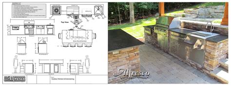 Outdoor Kitchen Elevations