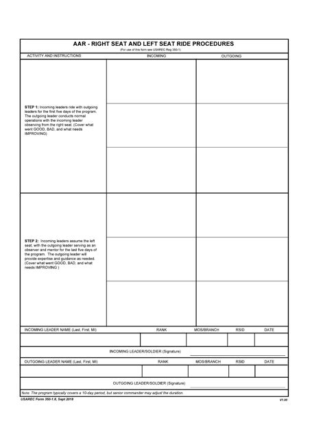 Army Aar Fillable Form - Printable Forms Free Online