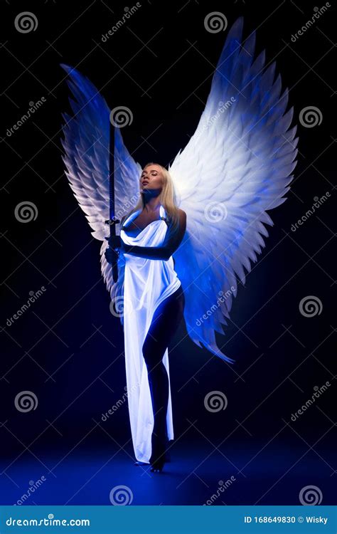 Nude Girl With Beautiful Wings View Stock Photo Image Of Provocative Love