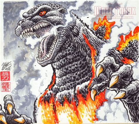 Matt Frank Giganticon 930 101 On X Kaiju Art Godzilla Tattoo