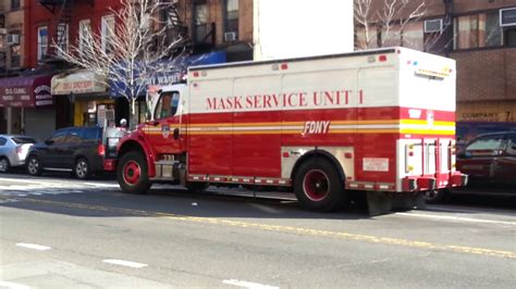 FDNY Mask Service Unit 1 At Engine 71 Ladder 55 Quarters YouTube