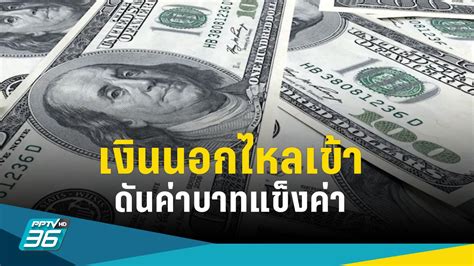 ค่าเงินบาทเปิดตลาดแข็งค่า เงินต่างชาติทะลักตลาดพันธบัตร Pptvhd36