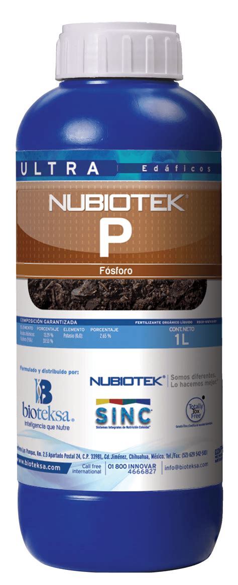 Nubiotek® Ultra P Solución De Nutrición Vegetal Bioteksa
