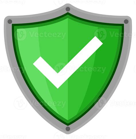 Check Mark Shield Icon Flat Design 13743135 PNG