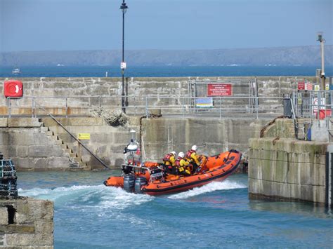 Newquay Rnli Lifeboat Launched To Help Angling Boat Taking On Water Rnli