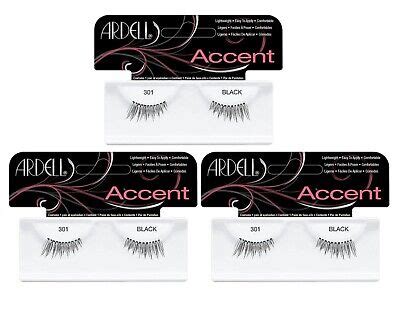 Ardell Professional False Eyelashes Lash Accent 301 3pcs Combo EBay