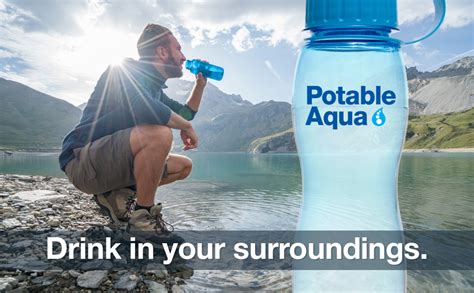 Potable Aqua Water Purification Treatment Portable Drinking Water