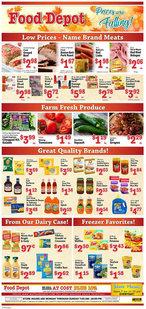 Food Depot Ad Circular 10 03 10 09 2022 Page 2 Rabato