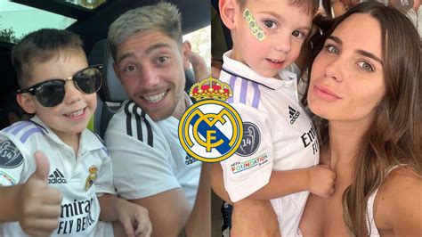 Crazy Scenes See How Real Madrid Fede Valverdes Wife And Son Has