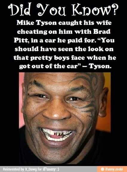 Mike Tyson Brad Pitt